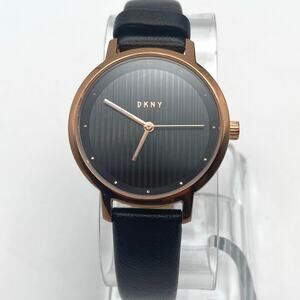 DKNY Women's Minimalist Watch 32mm - New Battery - WR 5ATM Adjustable Leather